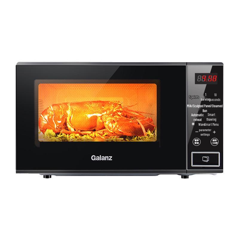 Galanz 20L Microwave Oven with Turntable and Preset Timer for Multifunctional Cooking
