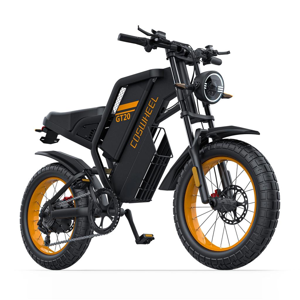 COSWHEEL GT20 Electric Bike 1500W 48V 25AH Mountain Bike Off-Road Motorcycle Electric Bike For Adult 20 Inch Fat Tire E Bike