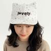 Adjustable Cat Ears Baseball Cap Kawaii Cute Peaked Cap Star Pattern Baseball Hat  Woman Girls