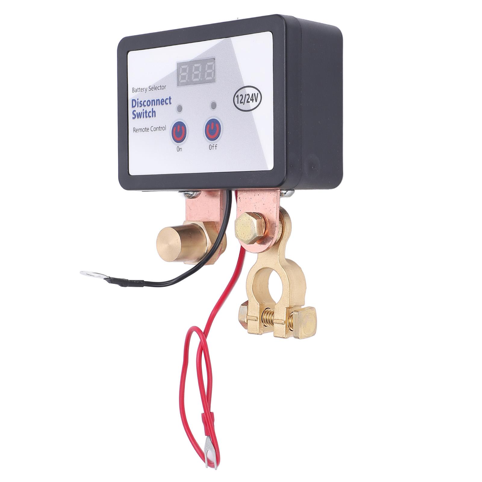 

Remote Battery Disconnect Switch DC12 24V 240A Car Kill Switch Power Shut Off Cut Off Remote Control Switch for Auto