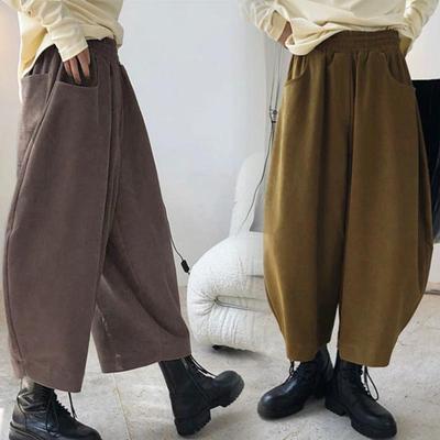 6380# Damen Retro Harem Karottenhose - Frühling & Herbst Lockerer Schnitt für Birnenförmige Figur