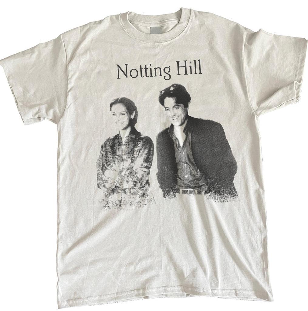 Maglietta Film Notting Hill, T-shirt Grafica Rom-Com Vintage Anni '90, T-shirt Julia Roberts Hugh Grant, Regalo Fan Film Retrò, Maglietta Film Romantico Classico