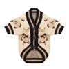 Bärenmuster Haustier Hundekleidung Warmer Haustier Cardigan für Kleine Mittlere Hunde Chihuahua Welpe Haustier