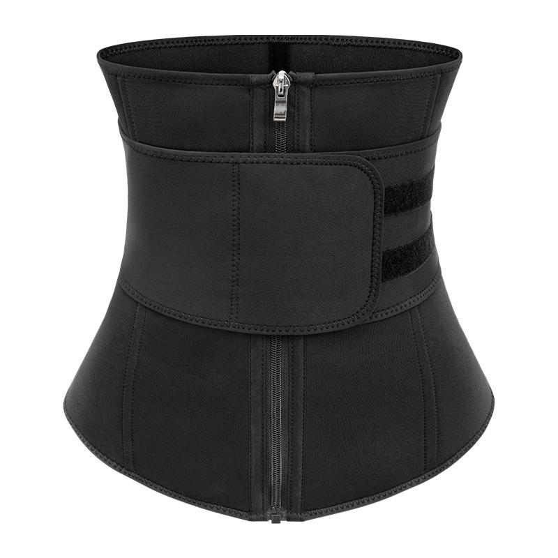 Neoprene Waist Cincher with Back Support, Sweat Enhancing Tummy Control Shaper Corset