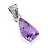 Natural Pink Amethyst 925 Solid Sterling Silver Gift Jewelry Pendant 1'' K7U74