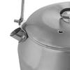 1.1L Camping Kettle Stainless Steel Portable Tea Compact Outdoor Hiking Picnic