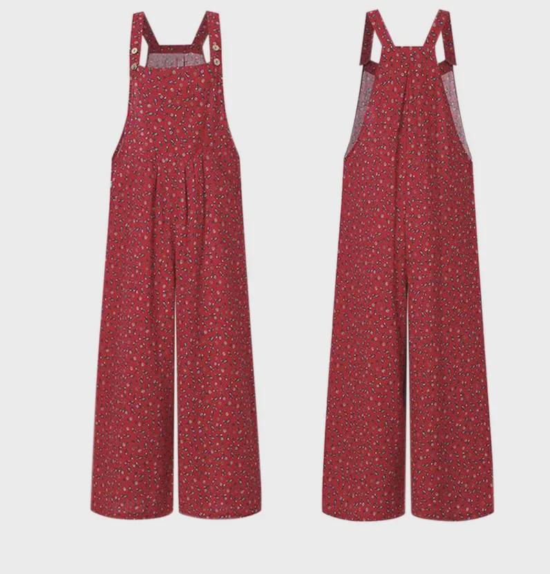 Women's Loose Side Pocket Overalls - 14 Colors & 5 Sizes, Spring/Summer 2021