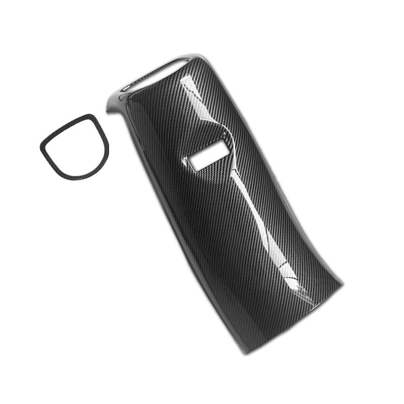 For BYD Dolphin Armrest Center Console Air Outlet Bright Strip Carbon Fiber Pattern Interior Protective Scratch Resistant Panel