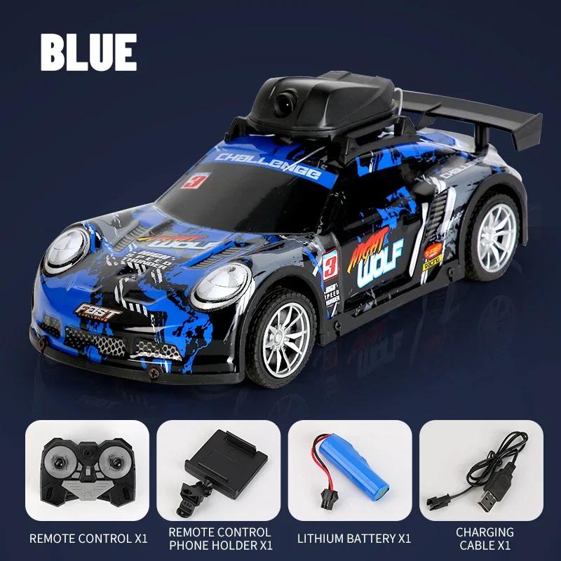 Rc Car with Camera HD Wifi Fpv Racing Cars Remote Control Offroad Buggy Vehicle App Control Electric Drift Car for Boys Kids