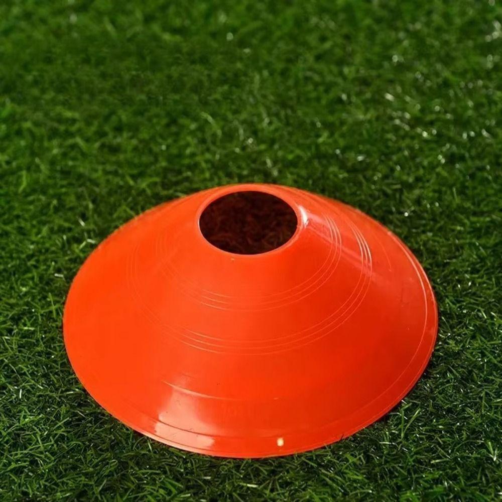 25/50Pcs Flexible Training Marker Cones Colorful Soccer Training Sign Dish Basketball