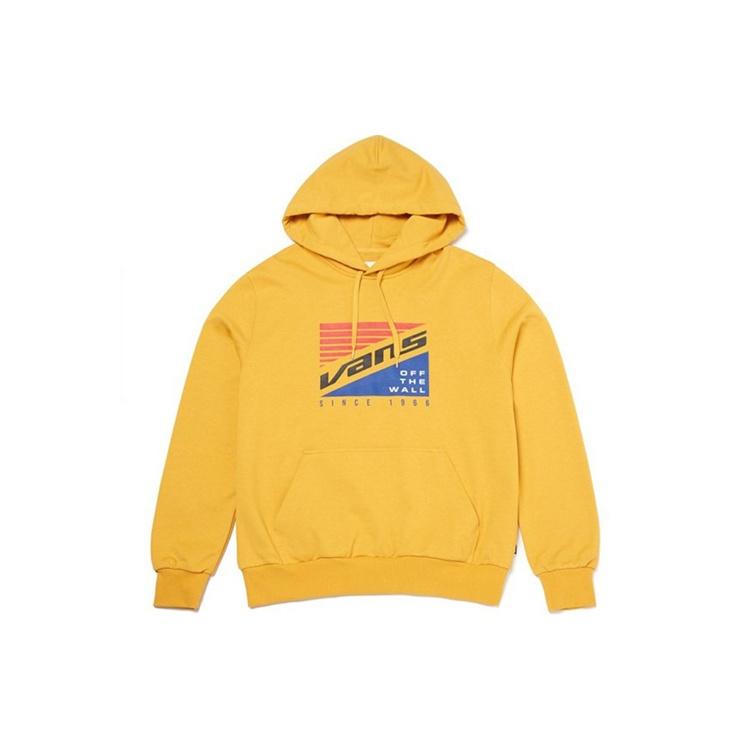 Vans Logo Printing Pullover Couple Style Yellow Men s VN0A4BQW50X M