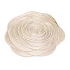 Modern Dining Table Accessories Rose Placemat for Table, Non-slip PVC Heat Resistant Mat with Kitchen Protection Mats Pattern, 38cm Washable