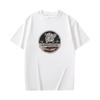 Retro Short Sleeved T-shirt for Men's Summer Fashion Brand Pure Cotton T-shirt with Fashionable Pattern