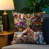 Comic Cartoon Kingdom K-Kingudamu 3 Pillow Case Natural Linen Pillow Case Double-Sided Decor Sofa Pillowcase Home Decor