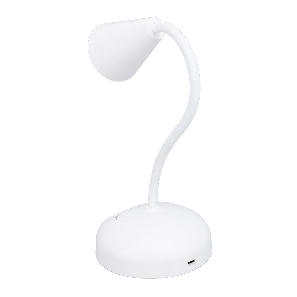 Gooseneck LED Nail Lamp 8S Fast Curing 360 Degree Adjustable Hose 3 Timing Settings 365 405nm Rechar