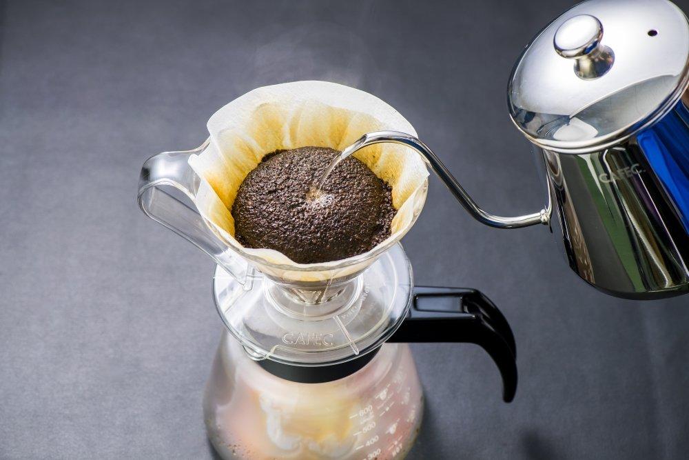 CAFEC Sanyo Sangyo Coffee Filter White for 2 to 4 Cups Abaca Conical 100 Pieces