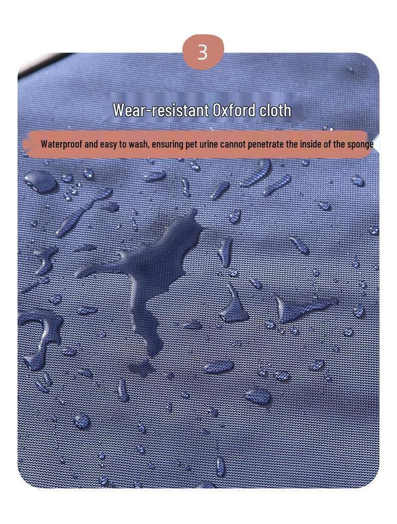 Waterproof Memory Foam Pet Bed: Removable & Washable Pad for Dogs & Cats - Ideal for Large Breeds In Autumn/Winter