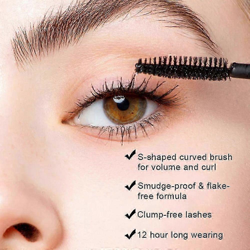 2025 Lash Mascara, Washable Mascara Makeup, Feathery Soft Full Lashes, Long-Stay, Curling, No Clumping