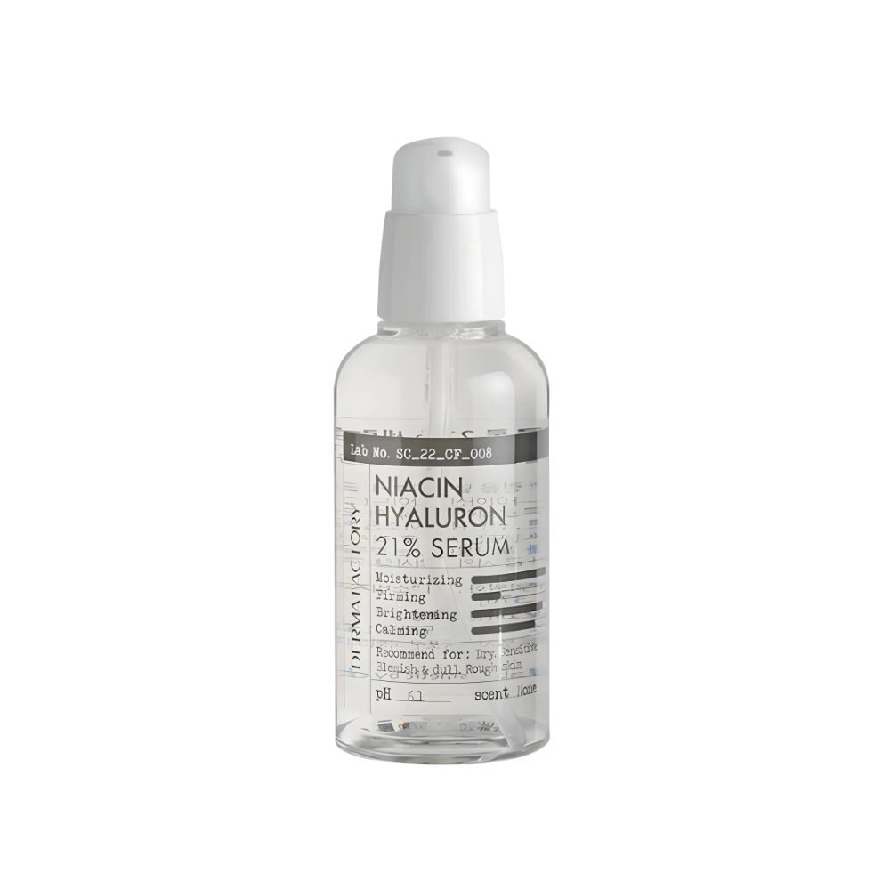 Derma Factory Niacinamide Hyaluron Serum Brightening & Deep Hydration Care 80ml