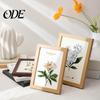 Vertical Picture Frame 6/7/8/10-Inch/A4 Vintage Wooden Photo Clear Glass Display Table Rustic Home Office Bedroom Desktop Holder Decoration