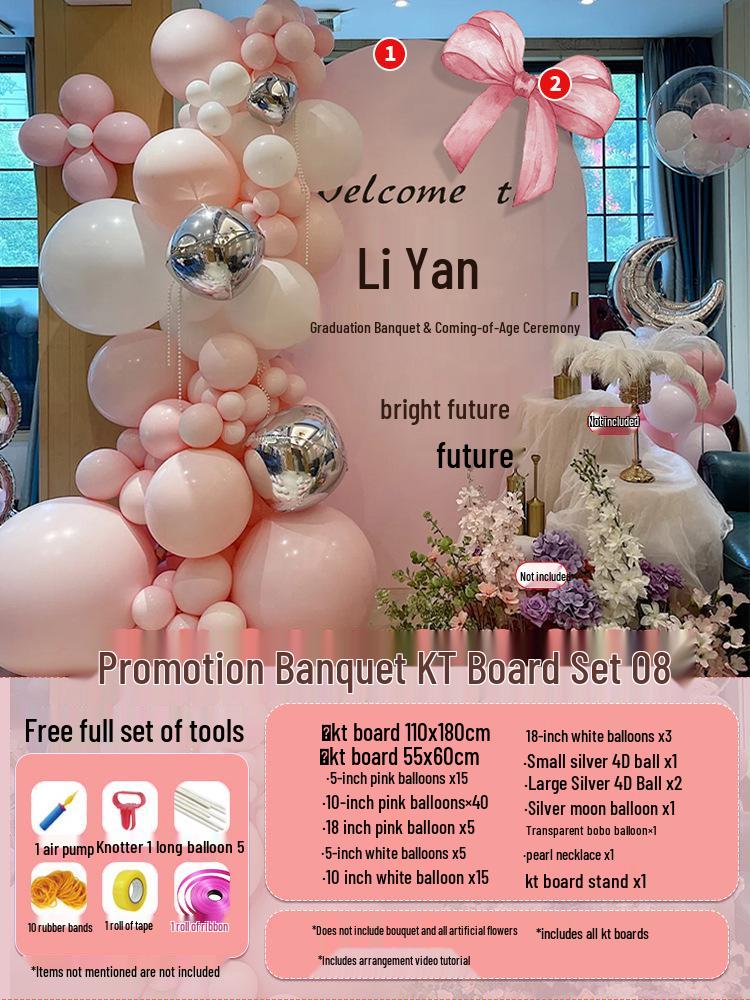 

18th Birthday & University Admission Celebration Background Decoration