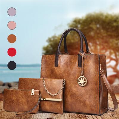 Damenhandtaschen mit großem Fassungsvermögen, neue Mutter-Kind-Taschen, Mutter-Kind-Taschen, große Taschen, mehrteilige Sets, modische und schlichte Umhängetaschen.