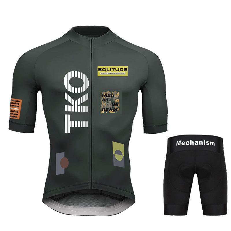 Set Maglia Ciclismo Giovanile 2026 Maglia Ciclismo Traspirante Abbigliamento Estivo per Ciclismo Abbigliamento per Mountain Bike Triathlon