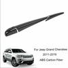 Exterior Rear Window Wiper Cover Trim For Jeep Grand Cherokee 2011+ Carbon fiber