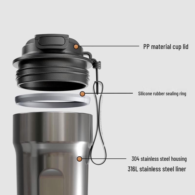 Fuguang 316L Stainless Steel Insulated Portable Mug