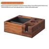 MOJAE Walnut Coffee Machine Handle Holder and Tamper Mat Set