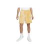 Nike Sportswear French Terry Solid Logo Floral Embroidery Shorts Men Bottoms Sand-Gold DM5017-777