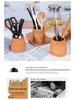 Vietnam Rattan Tea Caddy & Pen Holder Set