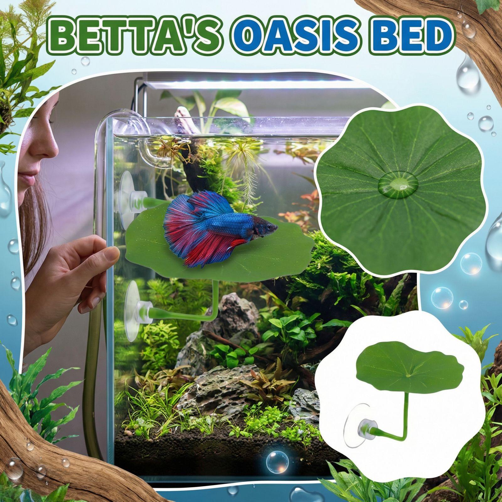 

Aquarium Fish Tank Landscaping Simulation Leaf Guppy Resting Bed One Size зелений