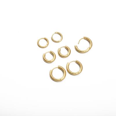 Copper Circular Ring Ear Buckle for DIY Jewelry Making 1 Pc