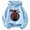 Felpa con cappuccio per bambini Michael Jackson Stampa retrò con lettere e figura Pullover per bambini Ragazzi Ragazze Casual Moda Vintage Felpa