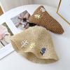 Straw Cool Hat Children's New Summer Seaside Photo Beach Sun Protection Sun Hat Woven Straw Hat
