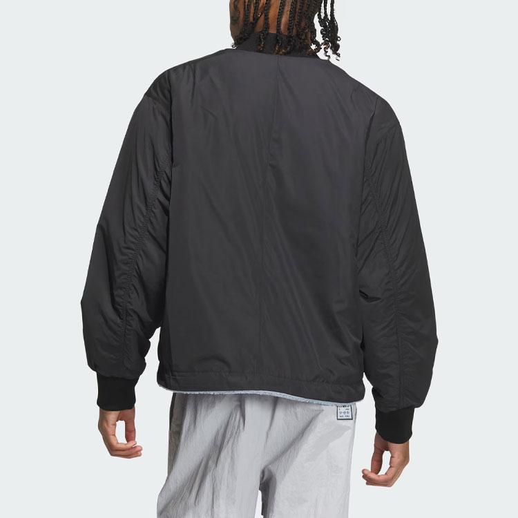 adidas Originals Reversible Sports Long Sleeve Jacket Unisex Outerwear Black IN0989