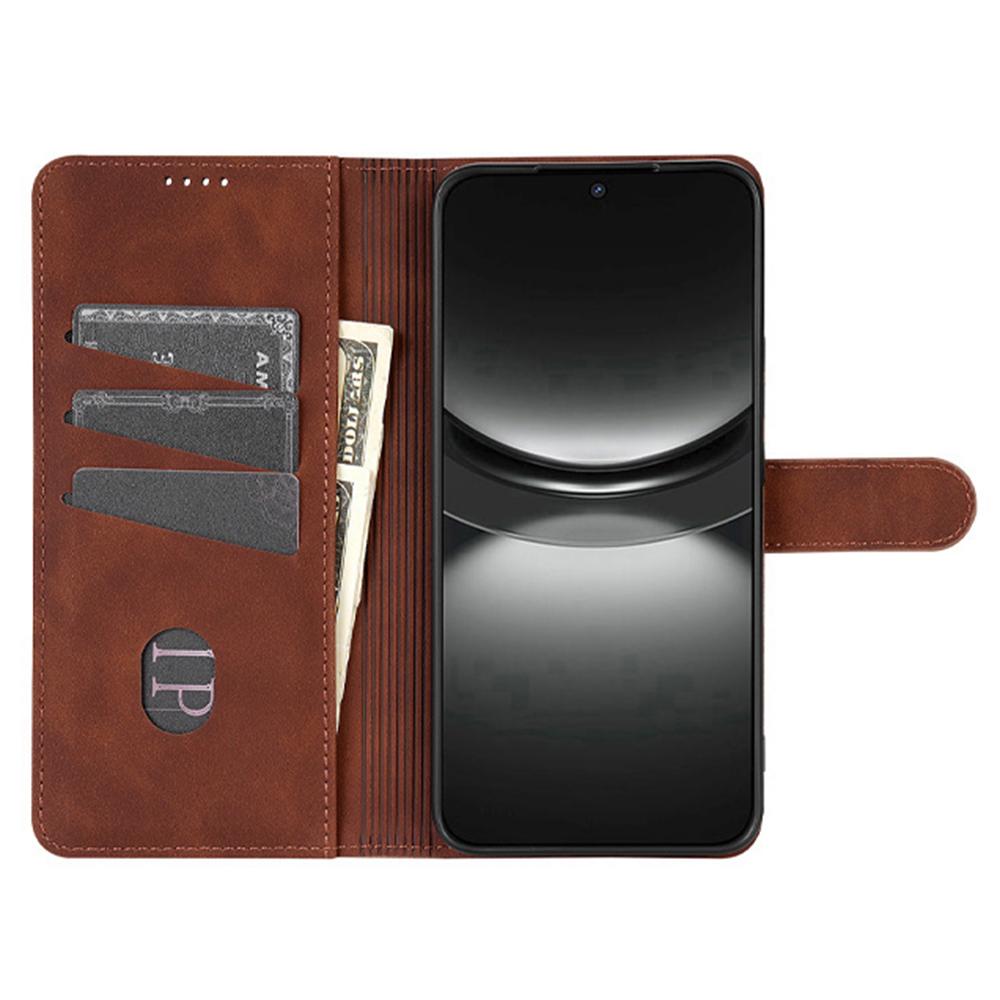 

AZNS For iPhone 16e Case PU Leather Wallet Phone Cover Rose Gold