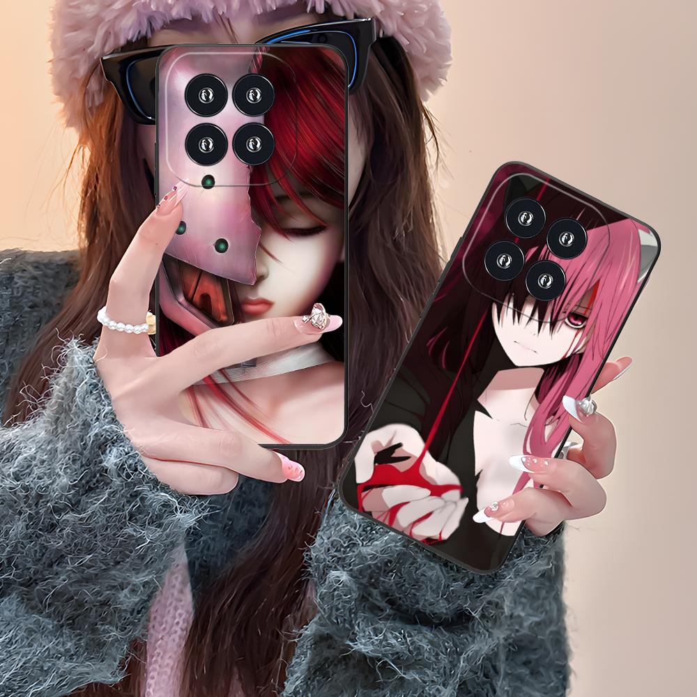 Elfen Lied Lucy Phone Case for Xiaomi 15 14 13 12 Mi 11 T Ultra Lite Pro S X 5G Colour Printing Cellphones Pretty Smartphone
