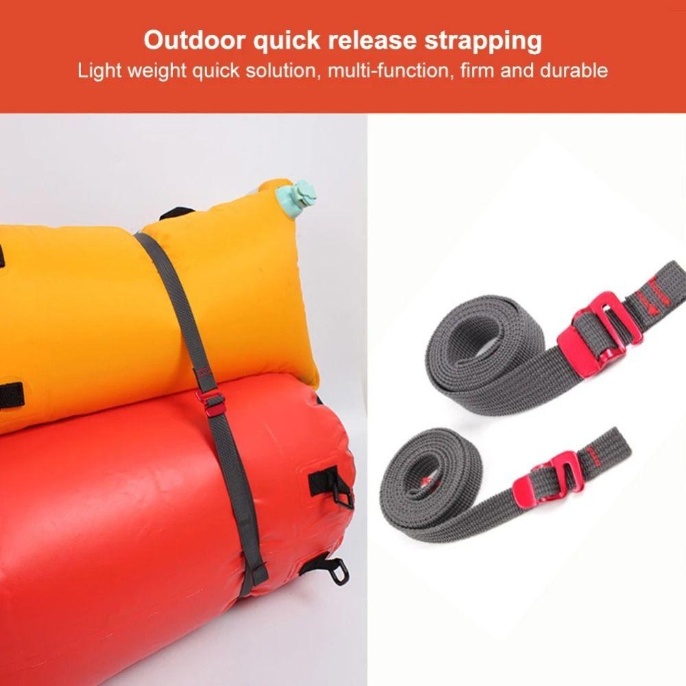 Quick Release Hook Tie-Down Belt Tension Belts Cargo Straps Durable Nylon Tape Rope  Backpacks