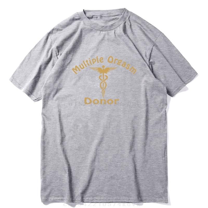 Black Humor Orgasm Donor Funny Humor American Pie Movie Novelty Gift Men T-shirt Woman Funny Fashion Casual Cotton Printed Shirt