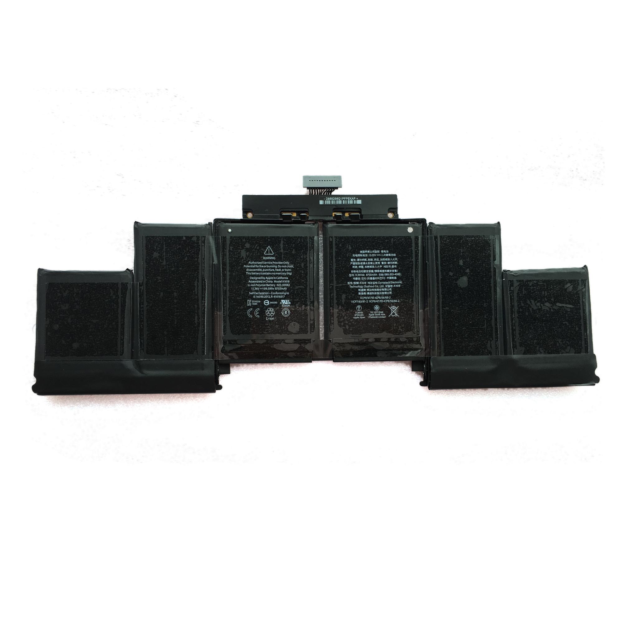 

11.36V 8755mAh/99.5Wh Battery Replacement (Encode: A1618) (without Logo) for MacBook Pro 15 Retina A1398 (2015) A