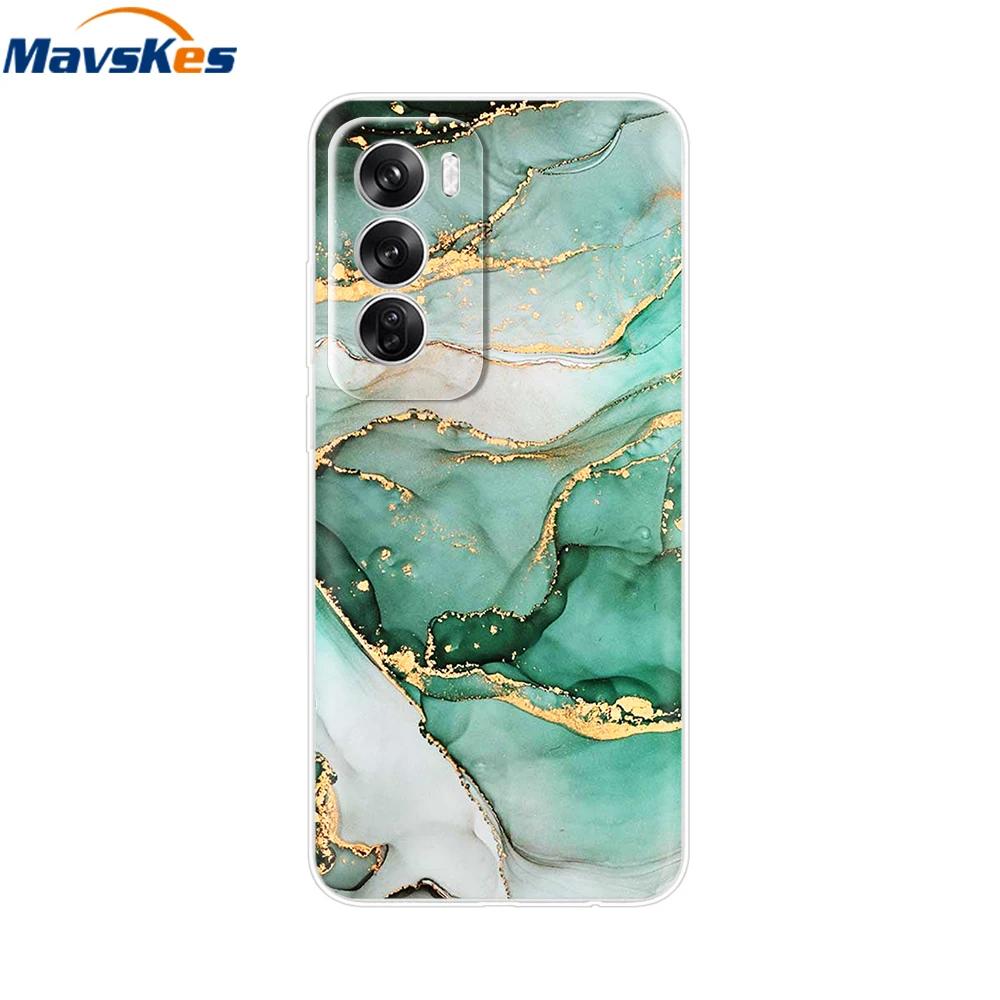 OPPO Reno 12 Pro 5G Case Fashion Flower Silicone Phone Case For OPPO Reno 12 Cover Reno12 Pro Bumper 2024 Soft Black TPU Fundas