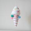 Multicolor Christmas Candy Canes Pendant Foam Christmas Spheres  New Year