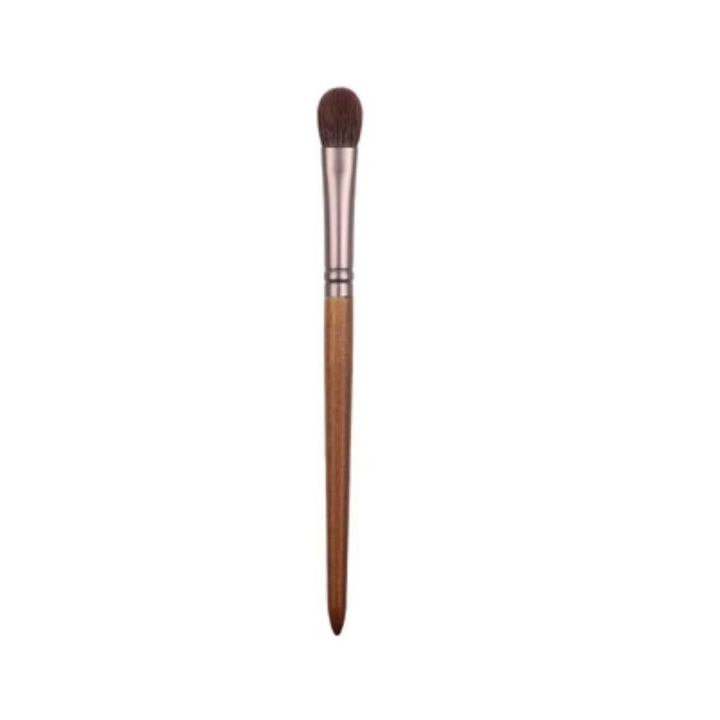 Luxury Animal Hair Makeup Brush with Beechwood Handle - Powder, Blush, Eyeshadow, Detail Brushes