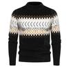 Heißer Verkauf Herbst und Winter Neuer Bedruckter Rundhals Pullover Herren Unterer Gestrickter Pullover Pullover