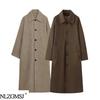 2026 Spring European & American Style Versatile Double-Sided Trench Coat