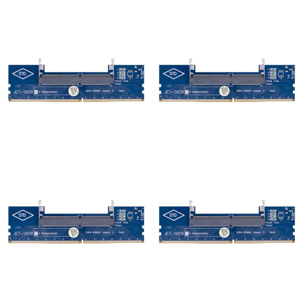 5-1PCS DDR3 DDR4 Laptop To Desktop Memory Adapter Card SO-DIMM To PC DIMM Card Connector Card Memory Stick RAM Connector Adapter