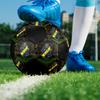 Pallone da Calcio FC AIK, colorato, adatto a tutte le età, cucito a macchina, materiale PVC, qualità da competizione, durevole e ad alto rimbalzo