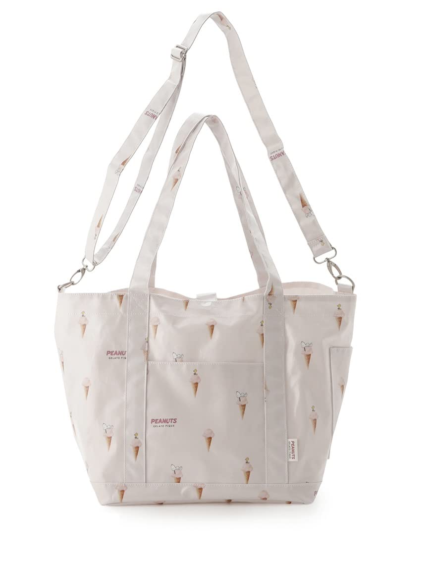 

Gelato patterned mom bag PWGB232547 PNK [Gelato Pique] [PEANUTS] Women s рожевий